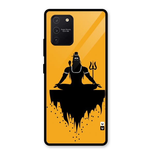 Shiva Meditation Glass Back Case for Galaxy S10 Lite