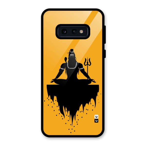 Shiva Meditation Glass Back Case for Galaxy S10e