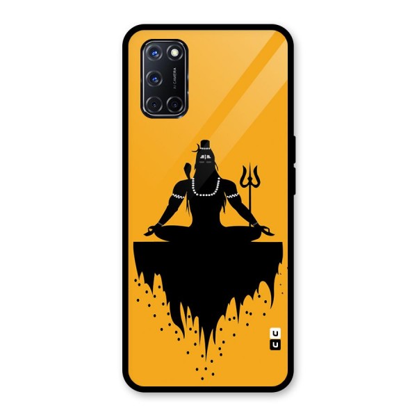 Shiva Meditation Glass Back Case for Oppo A52