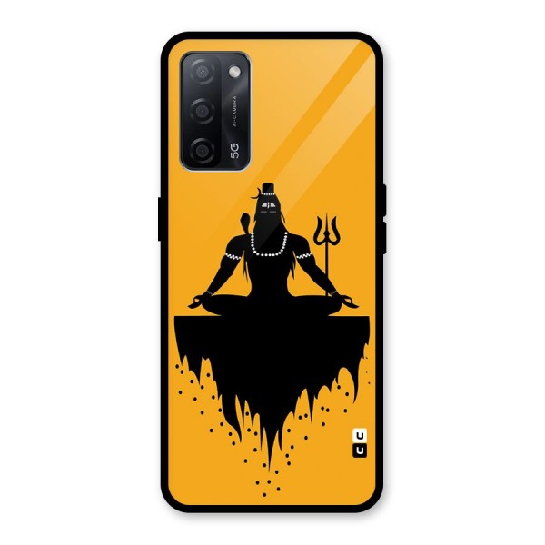 Shiva Meditation Glass Back Case for Oppo A53s 5G