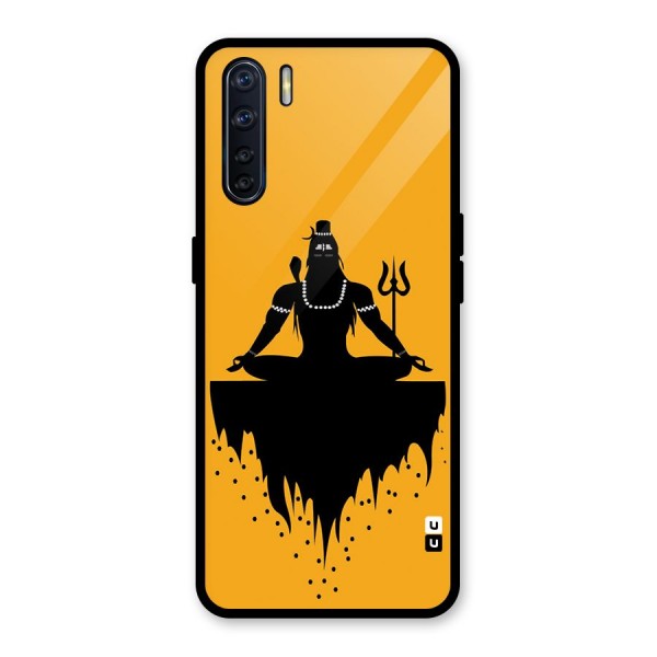 Shiva Meditation Glass Back Case for Oppo F15