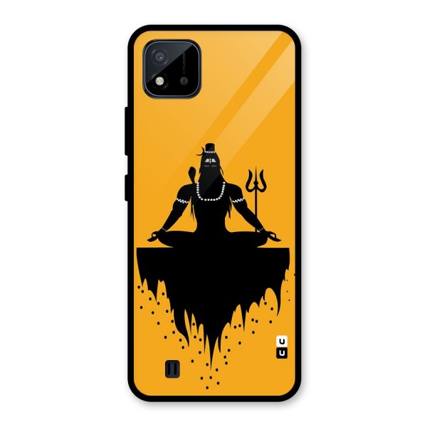 Shiva Meditation Glass Back Case for Realme C11 2021