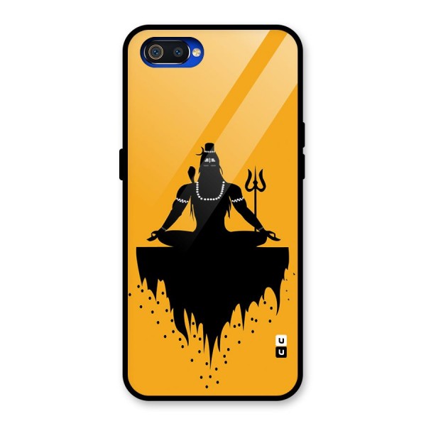 Shiva Meditation Glass Back Case for Realme C2