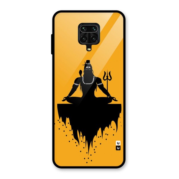 Shiva Meditation Glass Back Case for Redmi Note 10 Lite