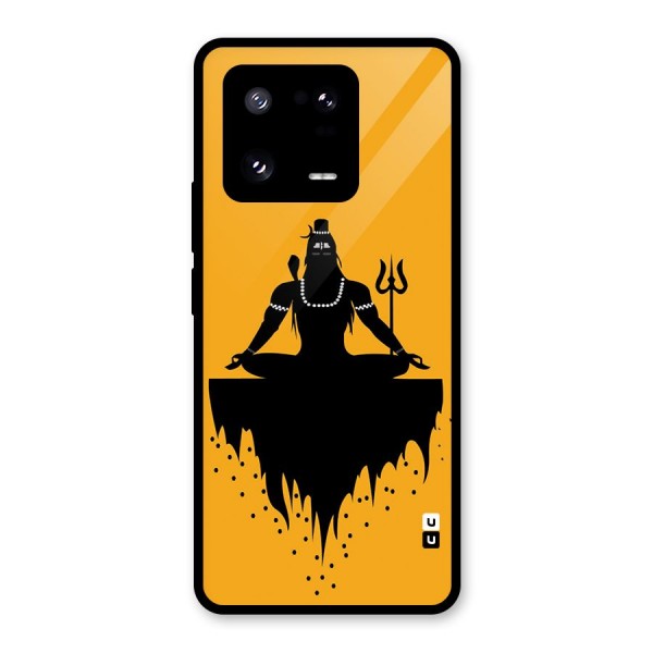 Shiva Meditation Glass Back Case for Xiaomi 13 Pro