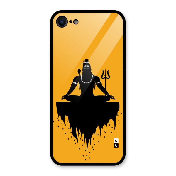 Shiva Meditation Glass Back Case for iPhone 8