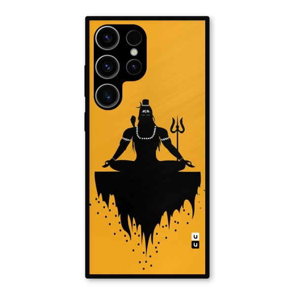 Shiva Meditation Metal Back Case for Galaxy S23 Ultra