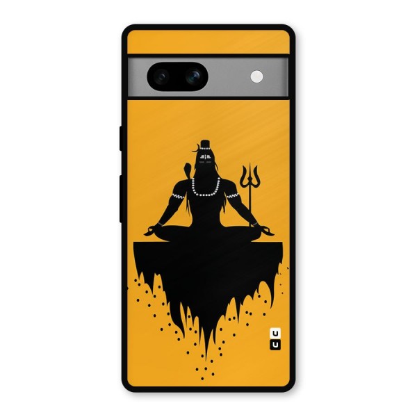 Shiva Meditation Metal Back Case for Google Pixel 7a