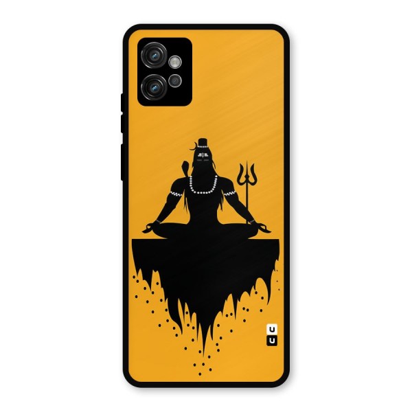 Shiva Meditation Metal Back Case for Moto G32