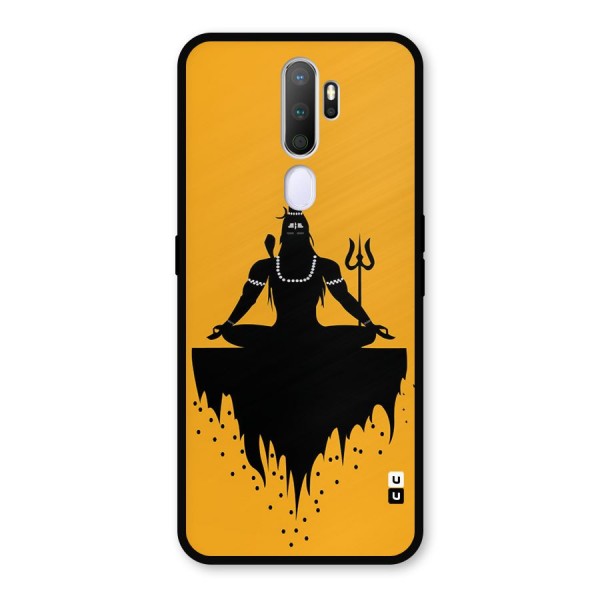 Shiva Meditation Metal Back Case for Oppo A5 (2020)