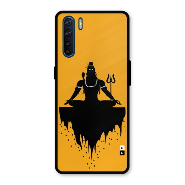 Shiva Meditation Metal Back Case for Oppo F15