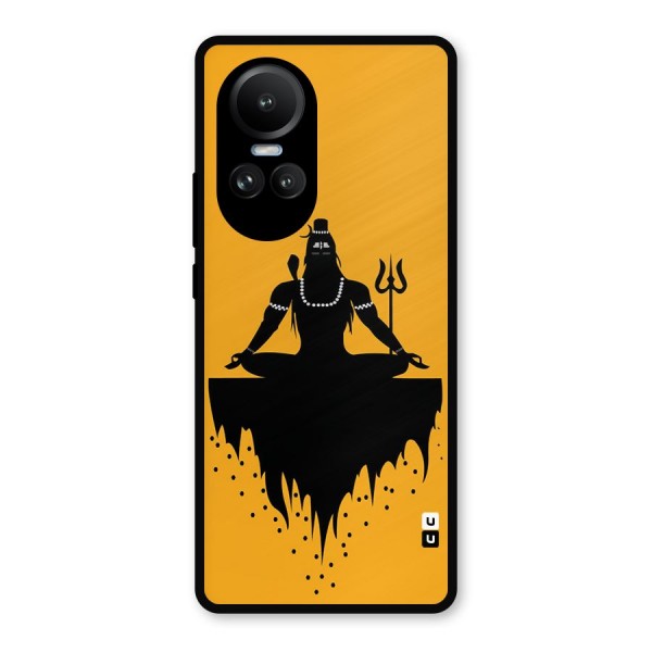 Shiva Meditation Metal Back Case for Oppo Reno10