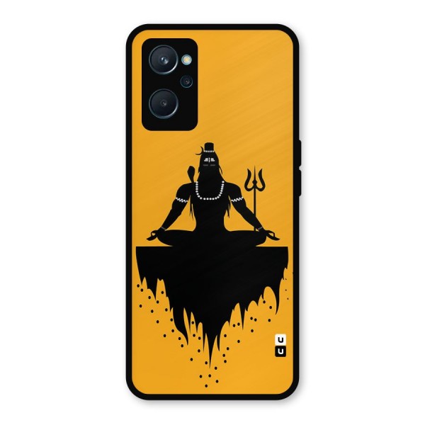 Shiva Meditation Metal Back Case for Realme 9i