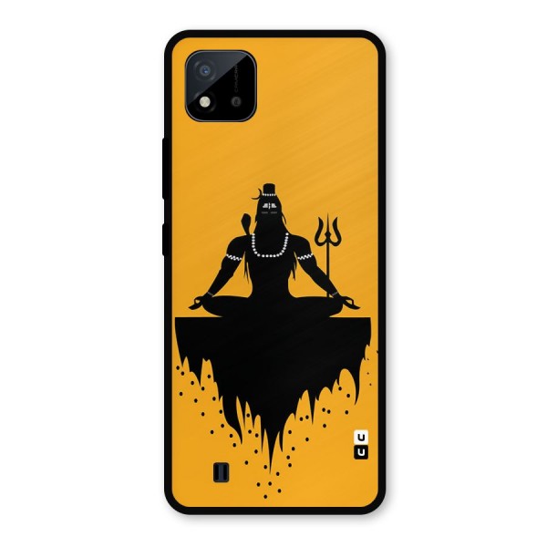 Shiva Meditation Metal Back Case for Realme C11 2021