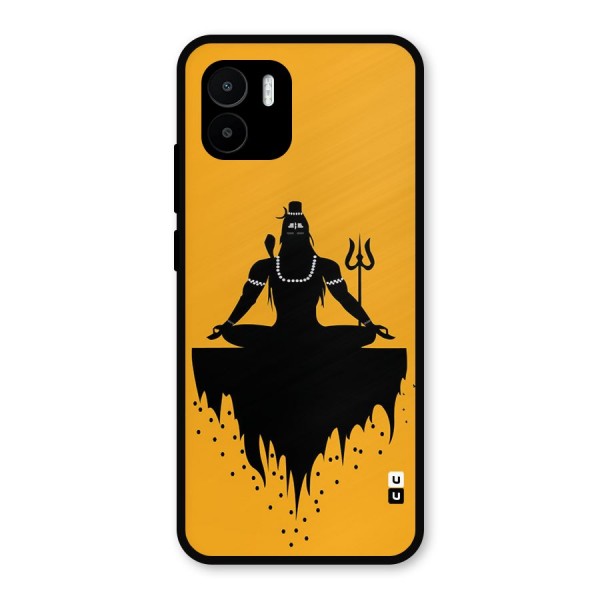 Shiva Meditation Metal Back Case for Redmi A1