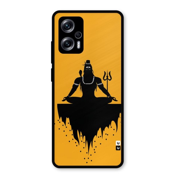 Shiva Meditation Metal Back Case for Redmi K50i