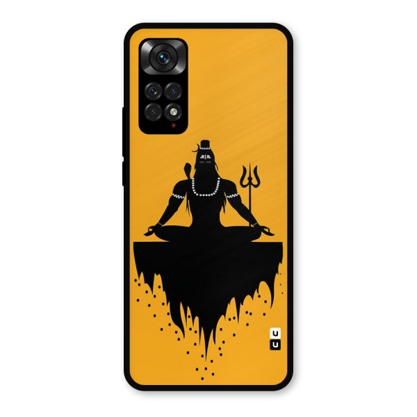 Shiva Meditation Metal Back Case for Redmi Note 11