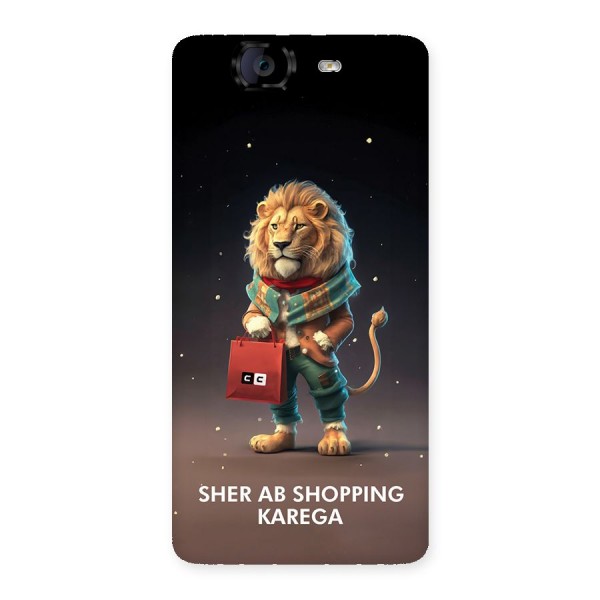 Shopping Sher Back Case for Canvas Knight A350