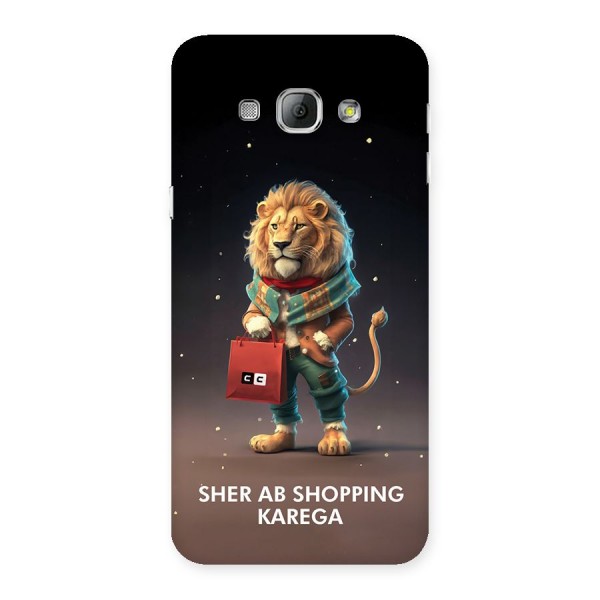 Shopping Sher Back Case for Galaxy A8