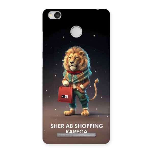 Shopping Sher Back Case for Redmi 3S Prime