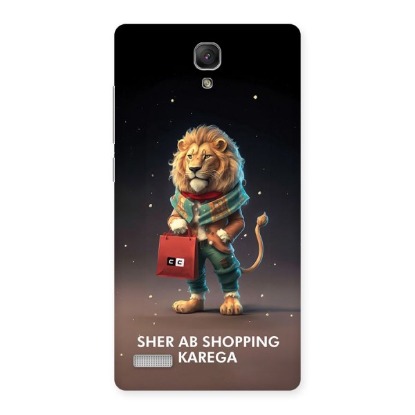 Shopping Sher Back Case for Redmi Note