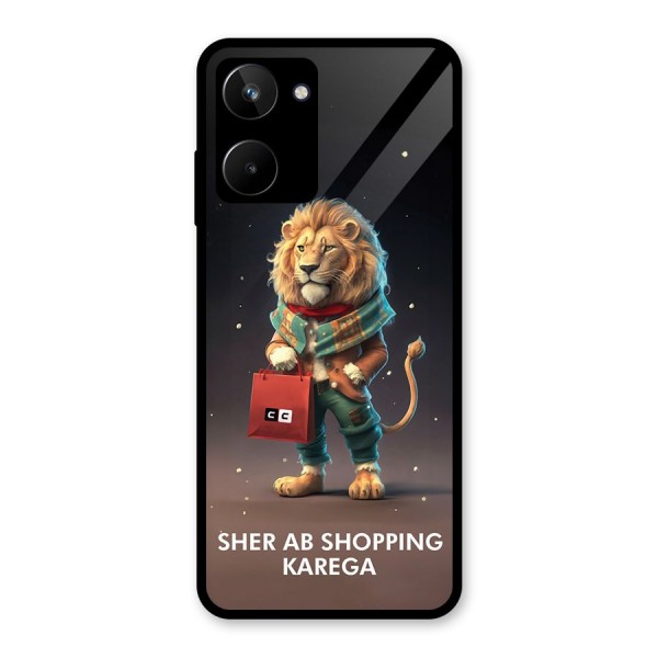 Shopping Sher Glass Back Case for Realme 10