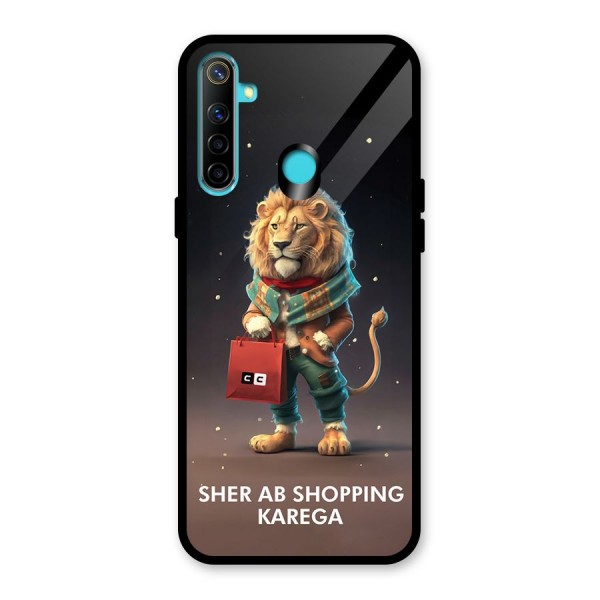 Shopping Sher Glass Back Case for Realme 5