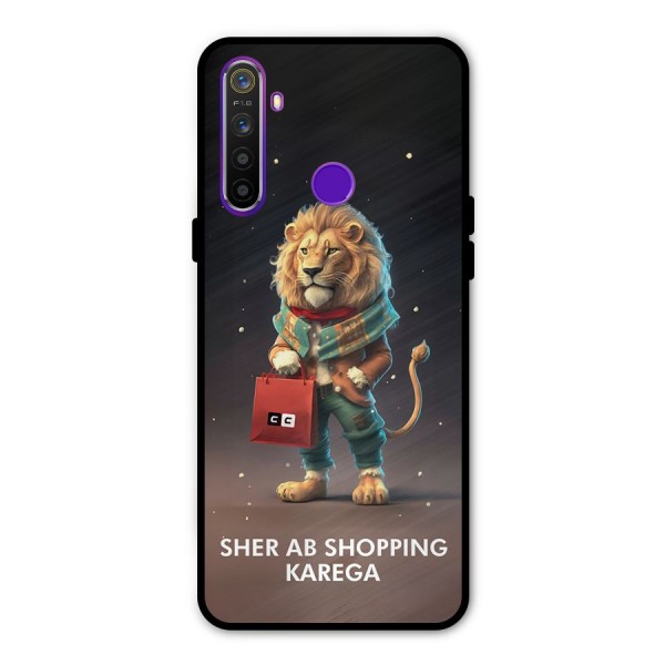 Shopping Sher Glass Back Case for Realme 5s