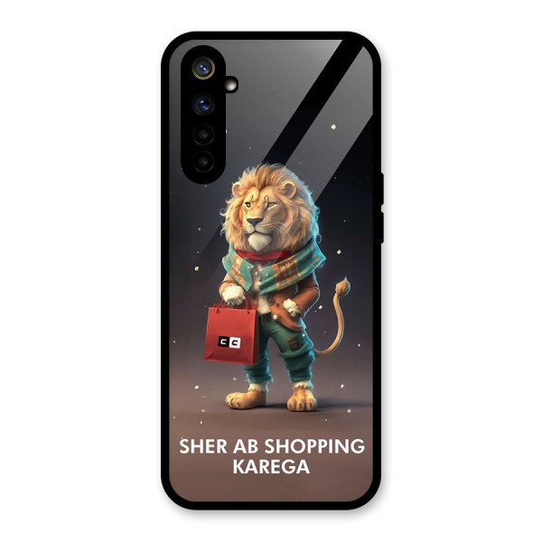 Shopping Sher Glass Back Case for Realme 6