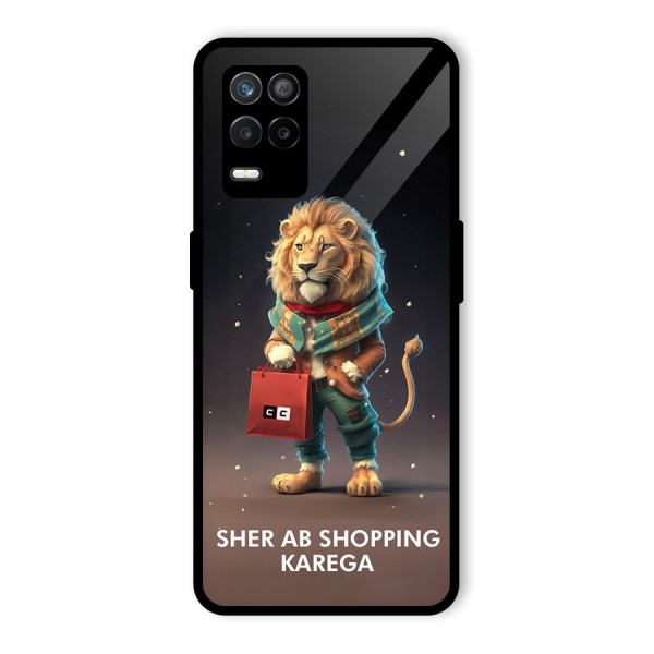Shopping Sher Glass Back Case for Realme 8s 5G