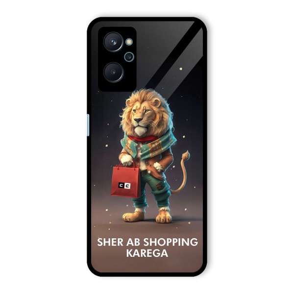 Shopping Sher Glass Back Case for Realme 9i