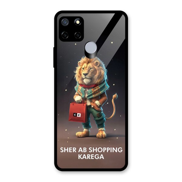 Shopping Sher Glass Back Case for Realme C12