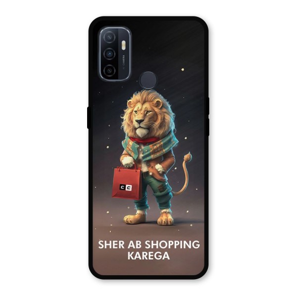 Shopping Sher Metal Back Case for Oppo A53