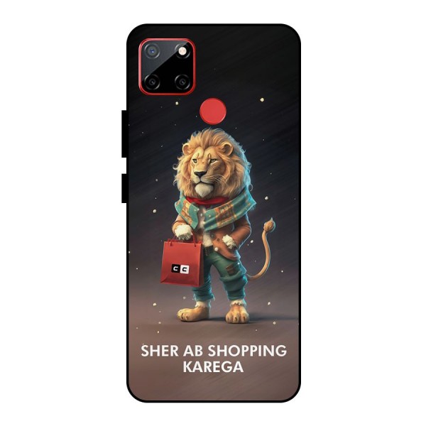 Shopping Sher Metal Back Case for Realme C12