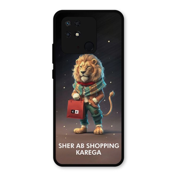 Shopping Sher Metal Back Case for Redmi 10