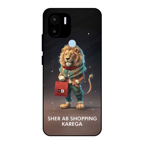 Shopping Sher Metal Back Case for Redmi A1 Plus