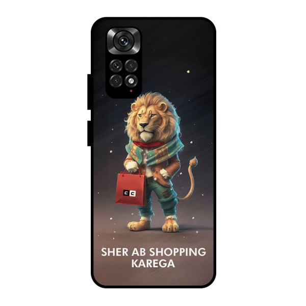 Shopping Sher Metal Back Case for Redmi Note 11 Pro