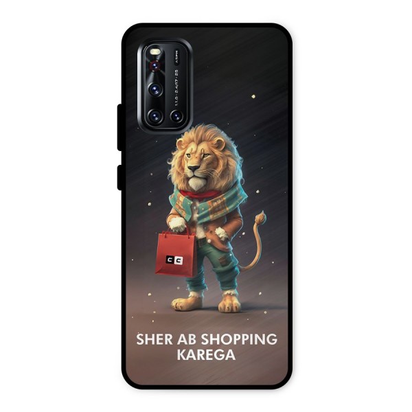 Shopping Sher Metal Back Case for Vivo V19