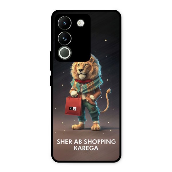 Shopping Sher Metal Back Case for Vivo Y200