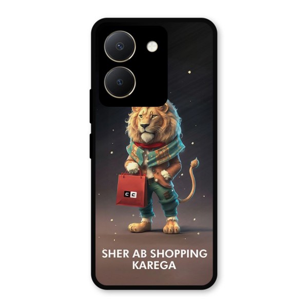 Shopping Sher Metal Back Case for Vivo Y36