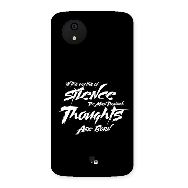 Silent Thoughts Back Case for Canvas A1  AQ4501