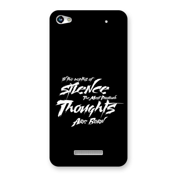 Silent Thoughts Back Case for Canvas Hue 2 A316