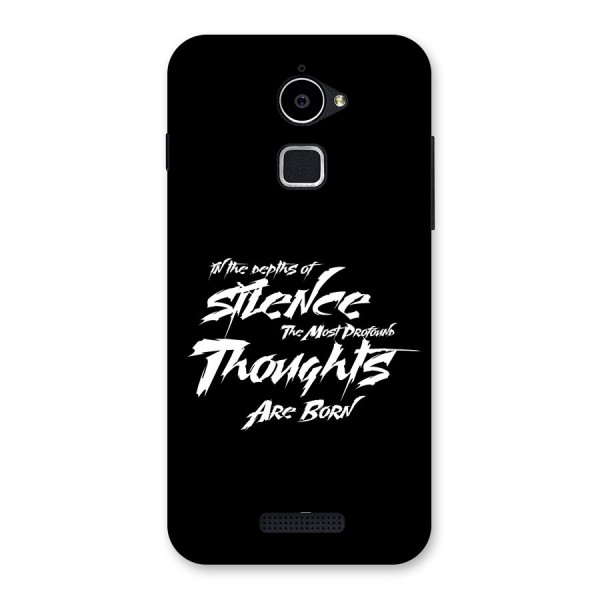 Silent Thoughts Back Case for Coolpad Note 3 Lite