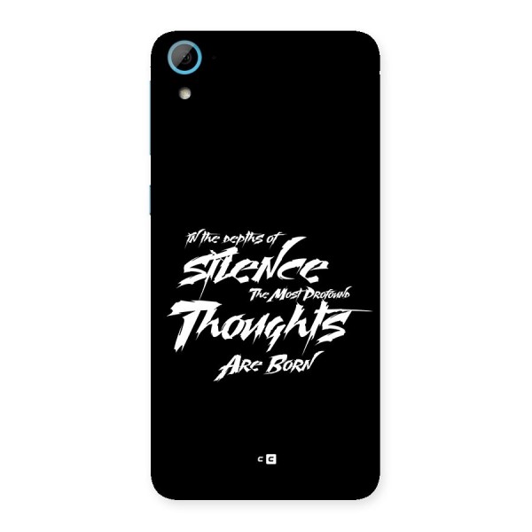 Silent Thoughts Back Case for Desire 826