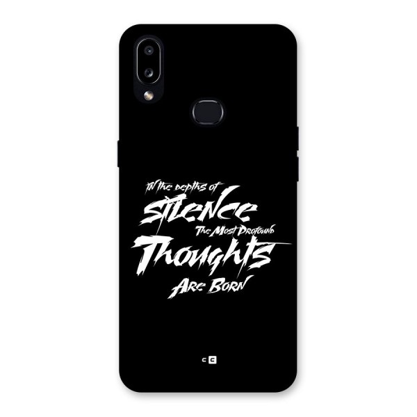 Silent Thoughts Back Case for Galaxy A10s