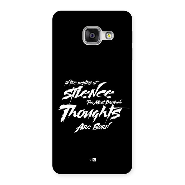 Silent Thoughts Back Case for Galaxy A3 (2016)