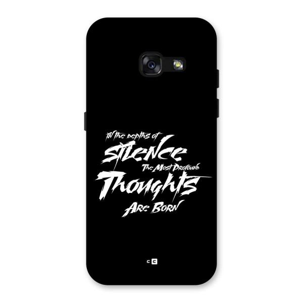 Silent Thoughts Back Case for Galaxy A3 (2017)