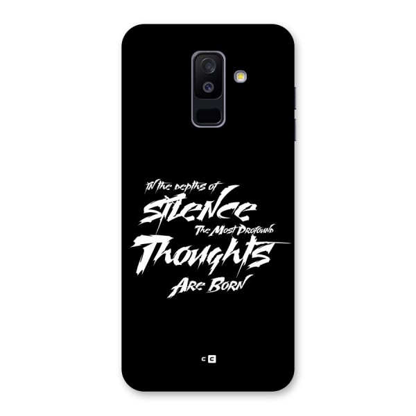 Silent Thoughts Back Case for Galaxy A6 Plus