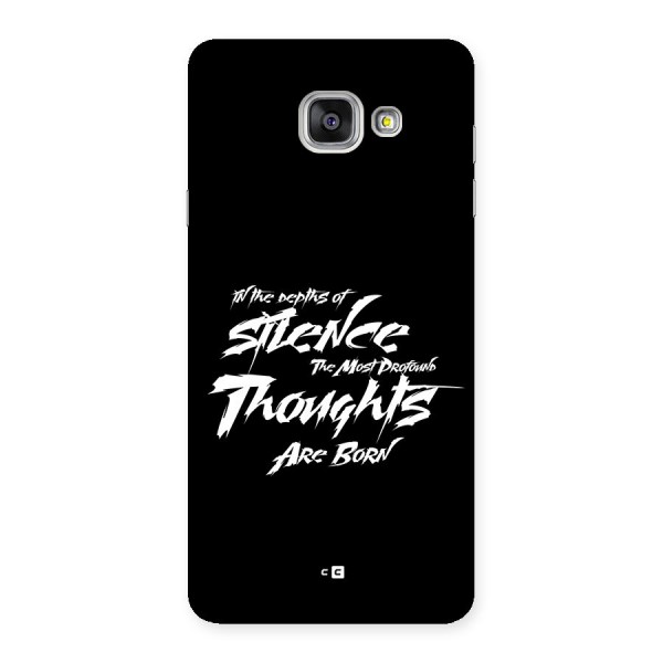 Silent Thoughts Back Case for Galaxy A7 (2016)