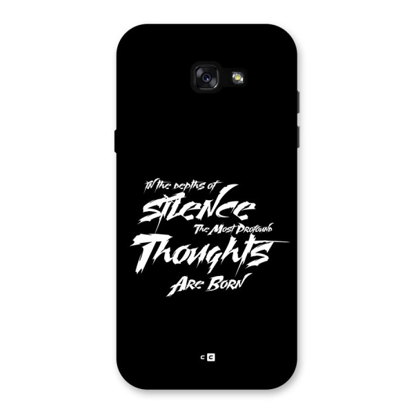 Silent Thoughts Back Case for Galaxy A7 (2017)